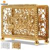 Napkin Holder, Delicate Retro Square Hollow Design, Desktop Decor Napkin Holder Tissue Rack for Tables Dinners Parties Offices