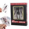 The Body Deck Cards Reusable Body Transparent Playing Cards Multi-Purpose Human Anatomy Playing Cards for Card Collectors