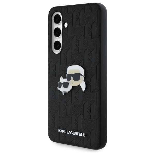 Karl Lagerfeld Klhcs24Fepgklkcpk Sam S24 Fe S721 Czarny/Black Hardcase Monogram Karl&Chaoupette Head Pin