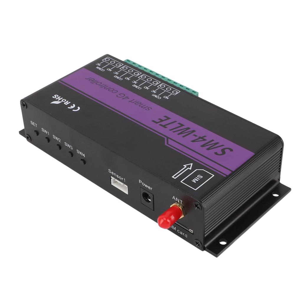 4G 4-канальный GSM пульт дистанционного управления, реле-переключатель, приложение, веб-контроллер SMS-сигнализации для температуры и влажности P