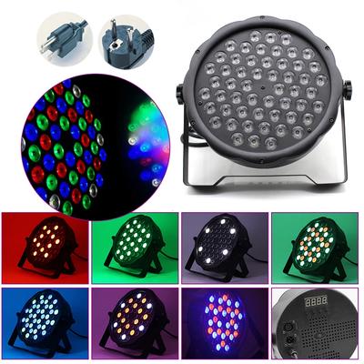 DJ Slim Par64 RGBW 54X3W Светодиодный светильник PAR 3-в-1 DMX Уличный Смешивание цветов Сценический светильник