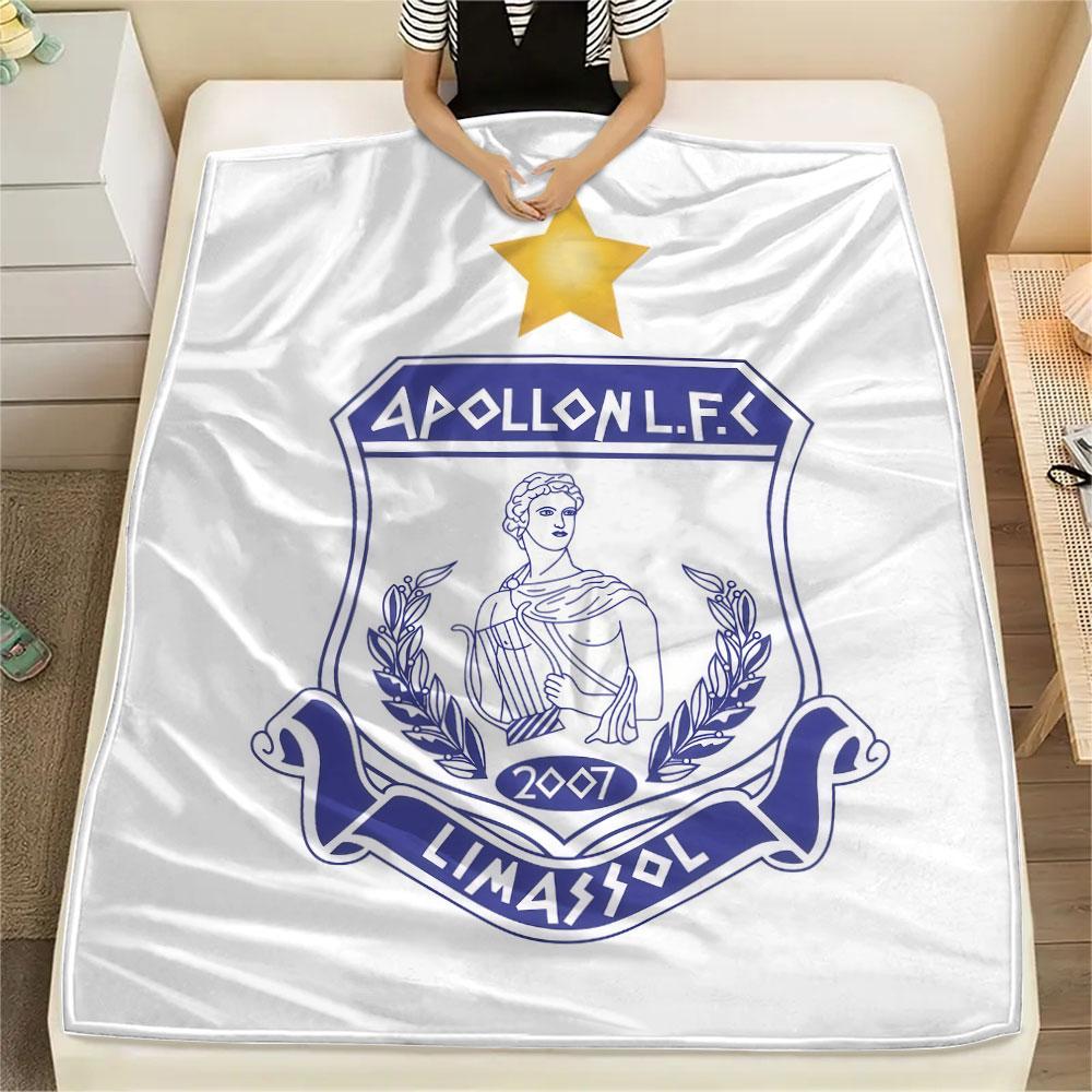 Apollon Limassol FC FlAannel Blanket, High quality Comfortable for All Seasons, Home Decor, Warmth and Comfort