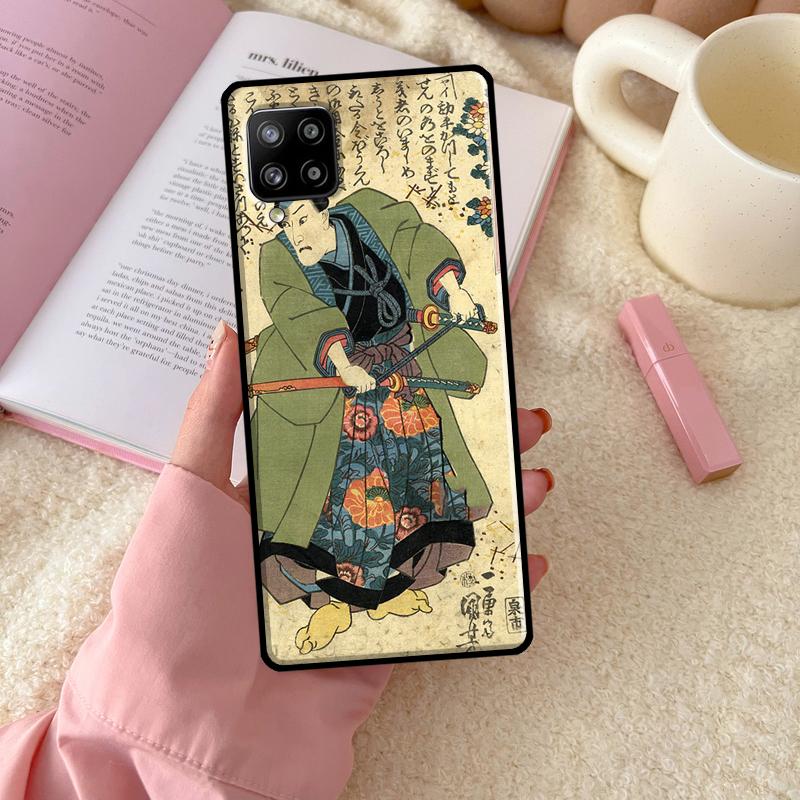 Японский самурай Для Samsung Galaxy A54 A34 A14 A52 A32 A12 A13 A33 A53 A15 A16 A26 A36 A56 A06 A35 A55 Чехол