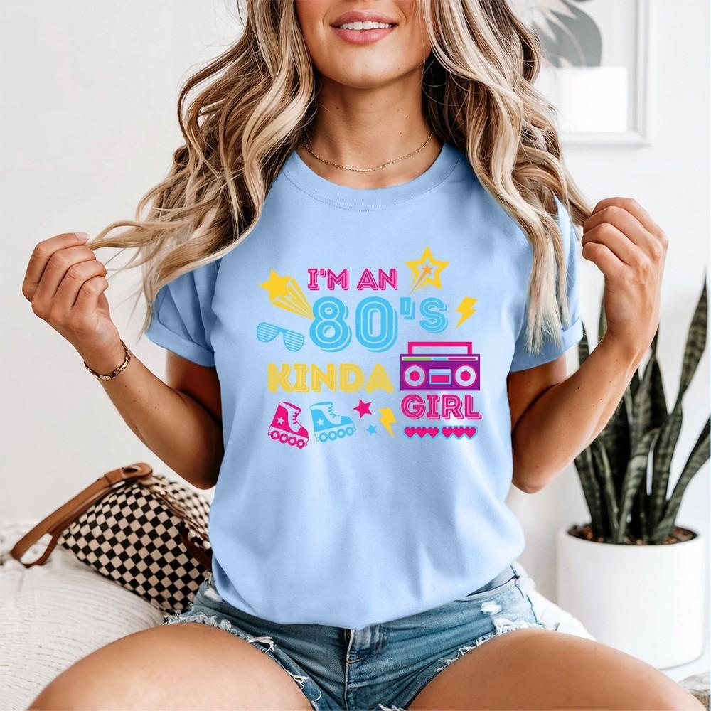 I Love The 80s Unisexs T Shirt Retro Fancy Dress Party Pop Star Tops