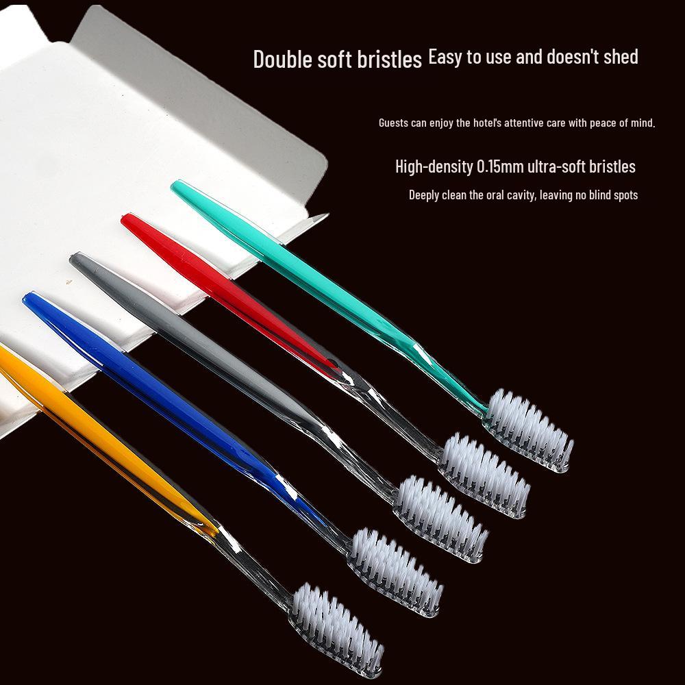 Hotel Soft Bristle Disposable Toothbrush & Toothpaste Set