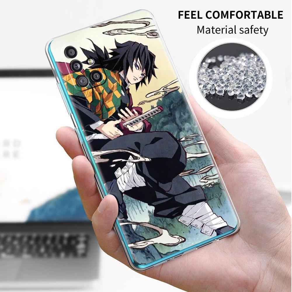 Чехол Demon Slayer Zenitsu Kaigaku для Samsung Galaxy A52 A32 A12 A71 A21s A22 A51 A50 A23 A31 A50 A41 A72, мягкий чехол для телефона