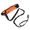 Hands Free Dog Leash Detachable Zipper Bag Reflective Strip Design Hands Free Flexible Waist Dog