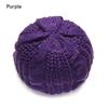 Women Girl Ribbed Vintage Warm Beret Hat French Artist Cap Knitted Cap Painter Hat
