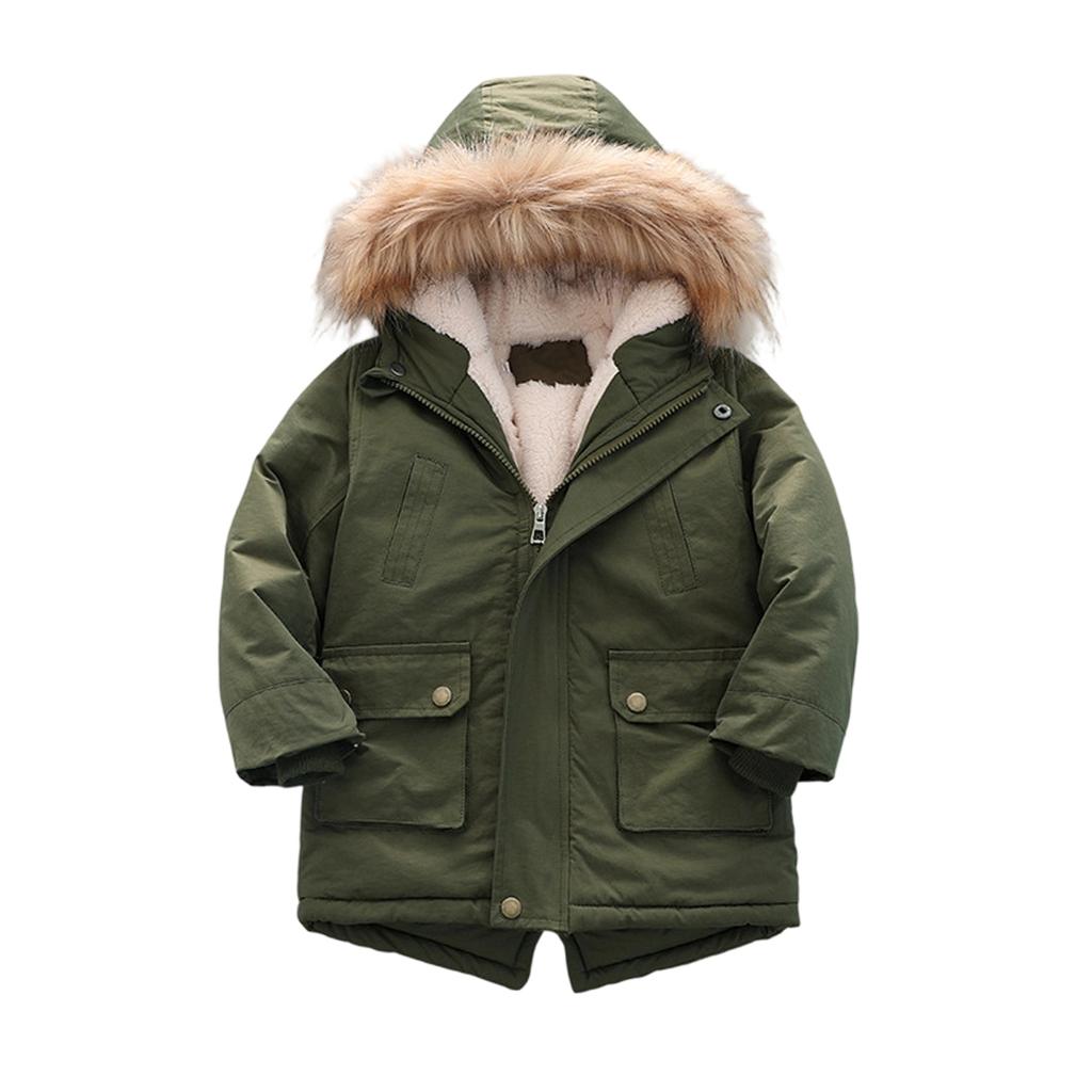 Детское модное пальто