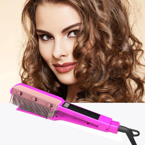 2 шт., расческа-выпрямитель для волос, утюг, аксессуары для выпрямления волос, профессиональная домашняя щетка для волос для женщин и девочек, инструмент для укладки волос