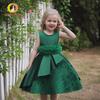 Girls' Fluffy Satin Princess Dress - Short Summer Wedding & Performance Outfit for Kids