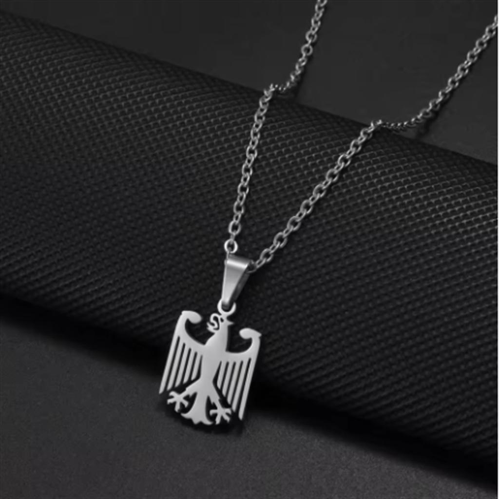 Fashionable and Unique Stainless Steel Eagle National Emblem Pendant Necklace
