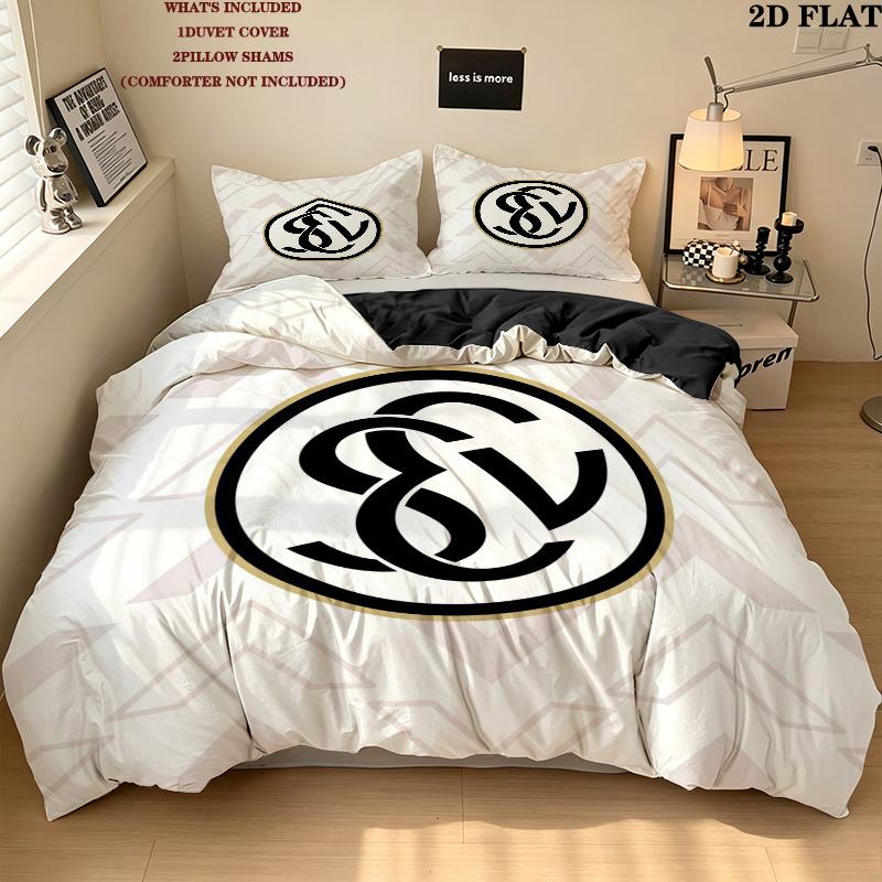 Sv Elversberg Bedding Quilt Set Quilt Cover Pillowcase Home Decoration Birthday Gift (1 * duvet cover + 2 * pillowcase, without core)