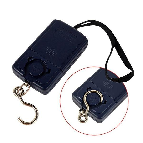 1 шт., мини-портативные цифровые весы 40 кг X 10 г для багажа, путешествий, взвешивания, электронные весы с крючком, инструменты, аксессуары для рыбалки