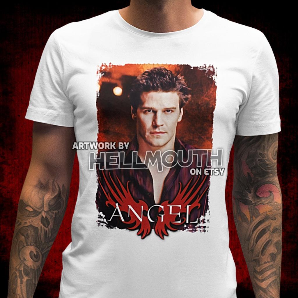 Angel - Season 5 T-Shirt. Men's & Women's all sizes. Buffy. TV show series David Boreanaz