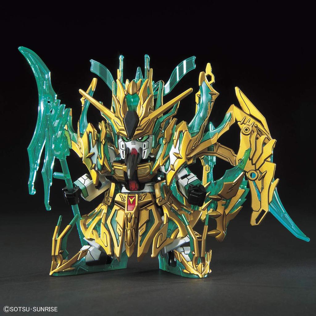 SD Gundam Sangoku Soketsuden: Warrior Guan Yu Unchou Nu Gundam, Color-Coded Plastic Model BAS5058933