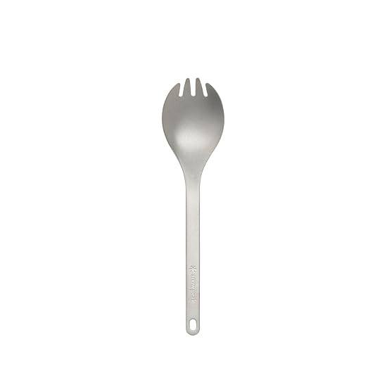 Snow Peak Recycled Titanium Spork Long SCT-014RE Spoon Cutlery Lightweight Titanium Camping Outdoor