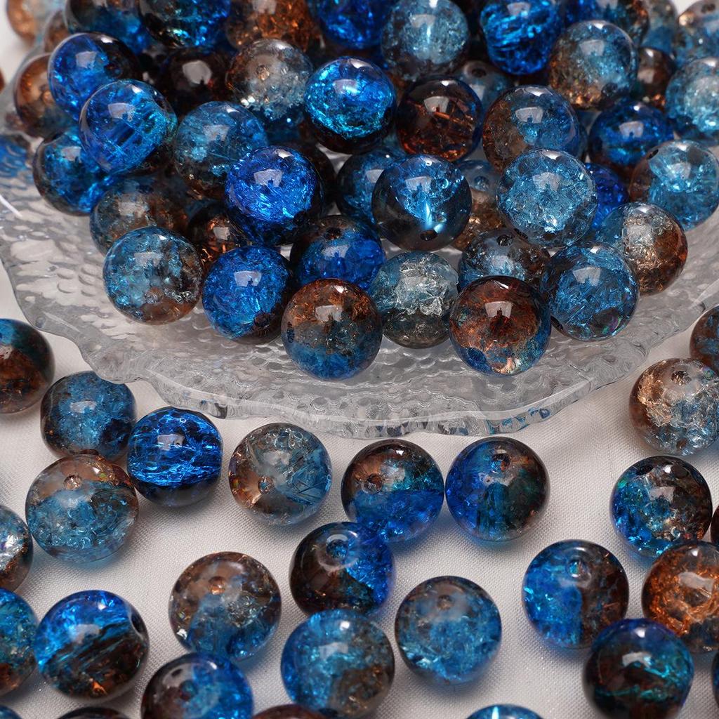 Круглые бусины из стекла ручной работы для изготовления украшений своими руками: Браслеты, Ожерелья, Серьги.