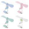 Micro USB Portable Usb Fan Type C Mini Fan 2in1 Fan Cooler  for Mobile Phone