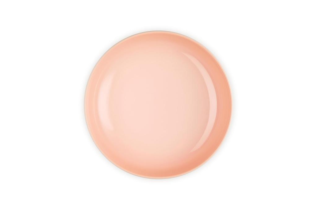 Le Creuset Круглая глубокая жаро- и холодостойкая микроволновая посудомоечная машина карри паста духовка жаростойкая тарелка японское блюдо, тарелка, 20 см, персиковый, устойчивый, духовка,