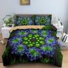 Mandala Flower Duvet Cover Set Bohemian Comforter Cover Exotic Floral Teens Adults Double Queen King Size Polyester Quilt Cover