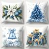 Рождественское украшение наволочка подарок колокольчик елка наволочка с принтом гостиная диван подушка люкс комната украшение дома