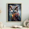 DIY Diamond Painting Majestic Owl Cross Stitch Kit Mosaic Art Diamond Painting Full Circle/Square Diamond Home Decoration