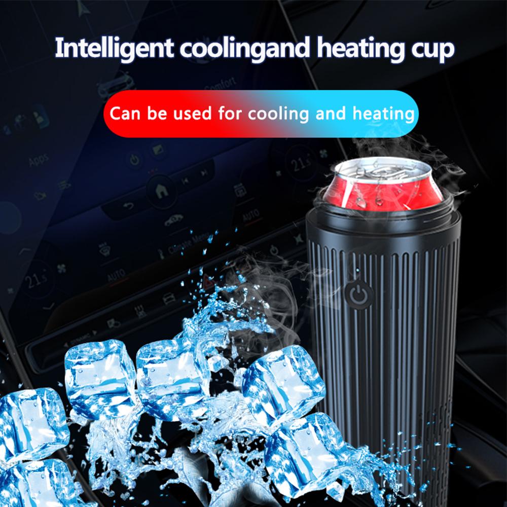 Smart 2 In 1 Car Heating Cooling Cup for Coffee Miik Drinks Electric Beverage Warmer Cooler Holder Mini Car Refrigerator DC 12V