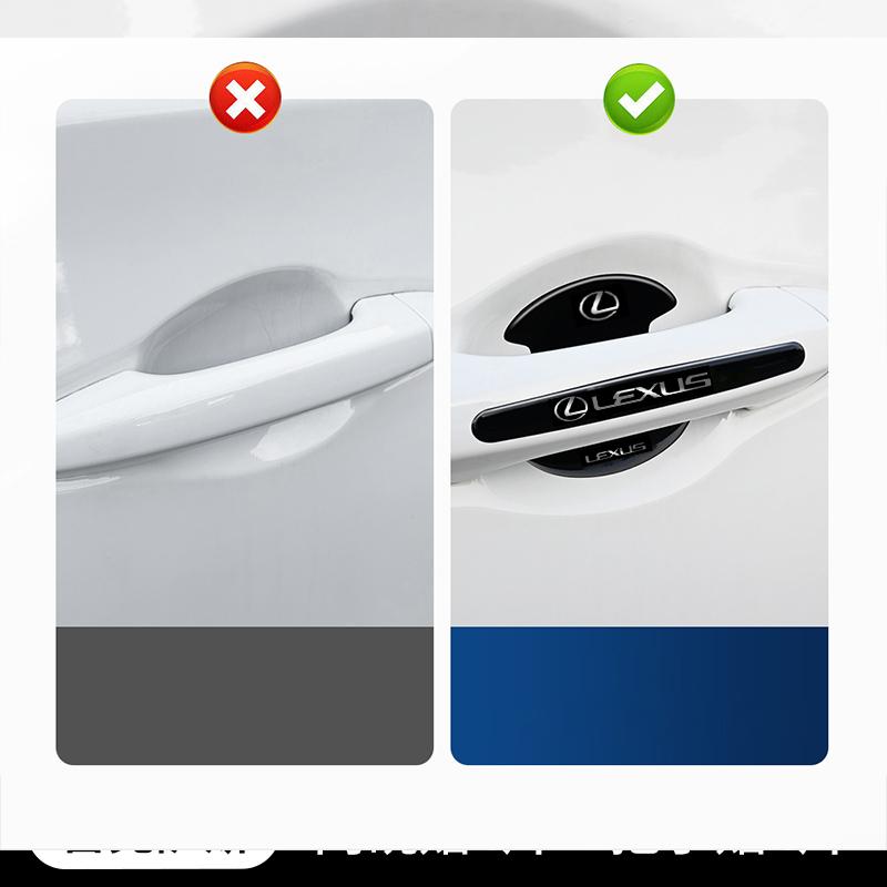 Защитная пленка-наклейка на ручку-чашу двери автомобиля Аксессуары Для Lexus F SPORT GX460 Ct200h IS250 ES 220D IS200 Fsport GS GX IS LS LX
