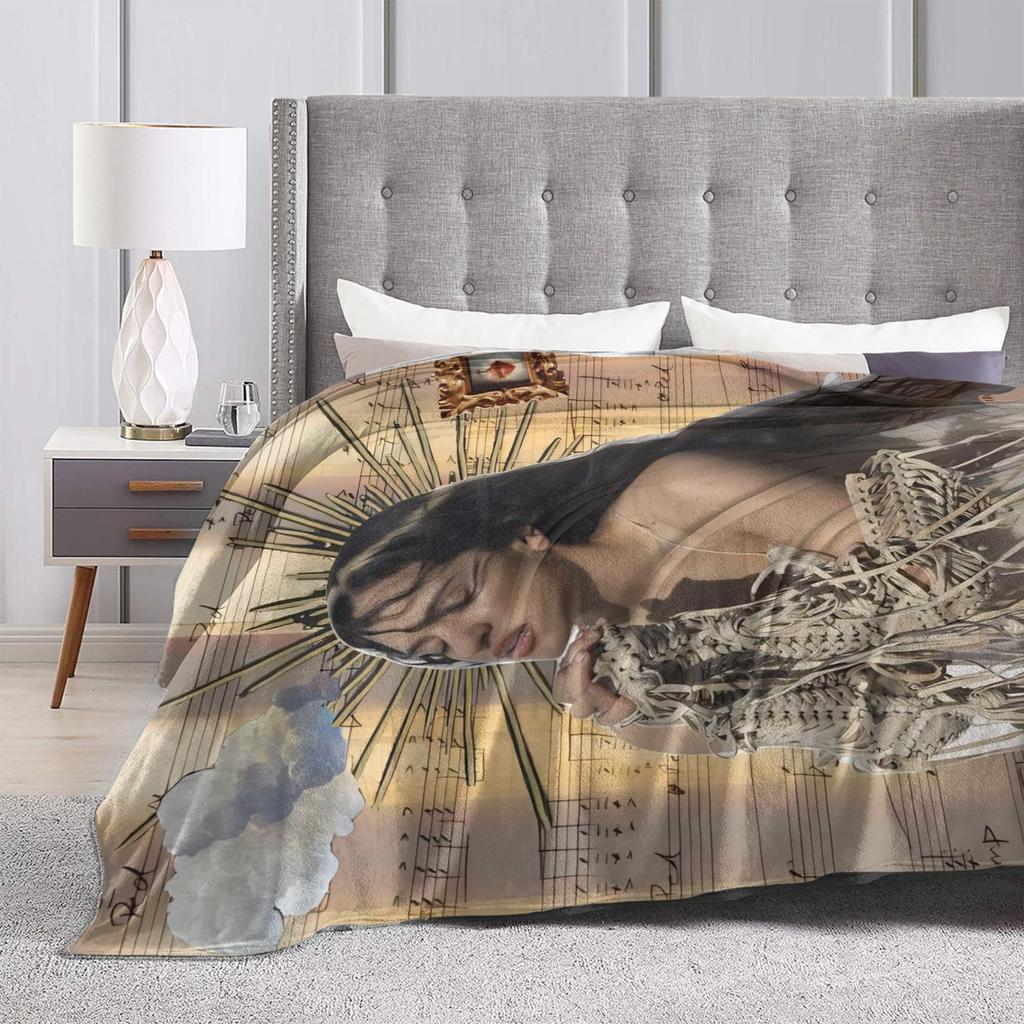 Rosalia Lux Warm Soft Blanket Picnic Plush Bedding Throws Fluffy Home Decor Flannel Bedspread Sofa Bed Cover