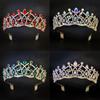 Baroque Crystal Rhinestone Tiara Crown Adjustable Bridal Comb Headpiece for Weddings Prom Queens Photo Shoots Gift-Ready Zircon