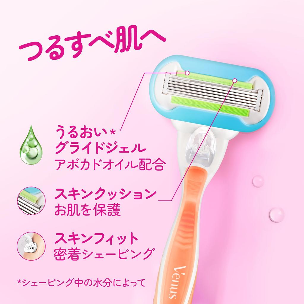 Gillette Venus VENUS Бритва для женщин Для гладкой кожи Сменные лезвия Embrace (Венера) - - (3 куска) -