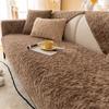 Winter Plush Sofa Cushion Winter Anti-skid Thickened Armrest Backrest Towel Simple Modern Sofa Dust Cover Cloth