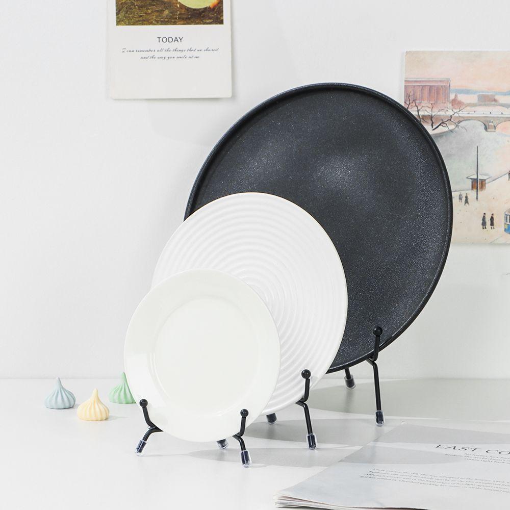 Stand Decorative Plate Photo Frame Decoration Iron Plate Support Decoration Rack Tea Cake Rack