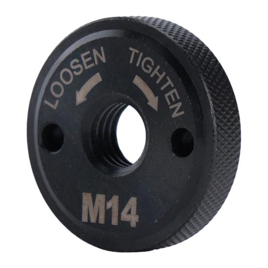 Углошлифовальная машина Фланцевая гайка M14 Быстросъемная стопорная гайка Самоконтрящаяся фланцевая гайка Резьба 5/8 Запасные части для шлифовальных дисков