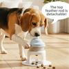 Interactive Design Dog Treat Dispenser Toy Puzzle Mechanism Slow Feeding Pet Slow Feeder Ice Shaver Shape Teaser Wand