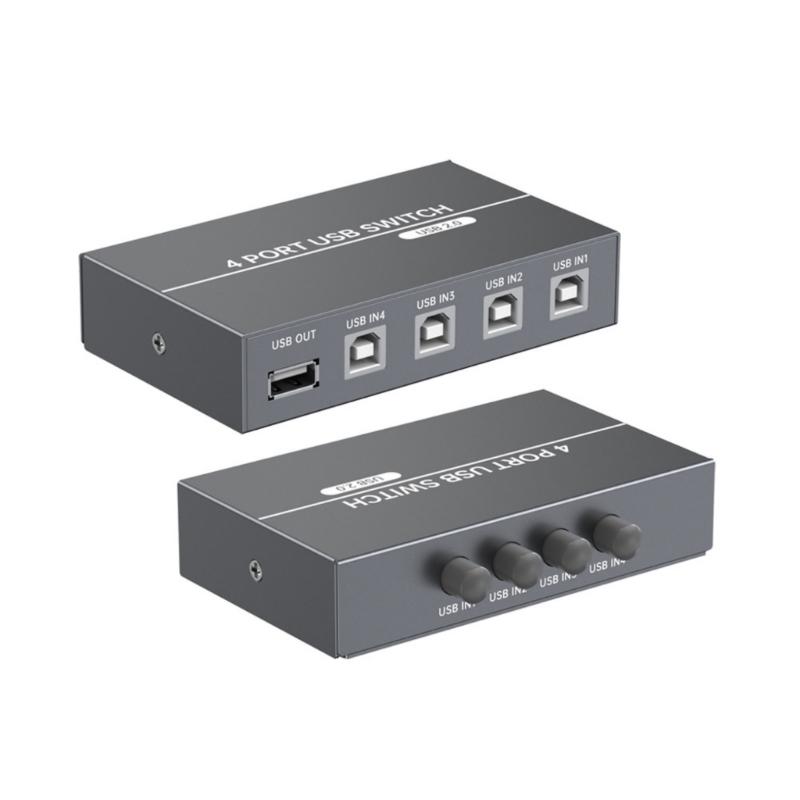 Переключатель USB для компьютера 4-го класса Безопасные игровые клавиатуры