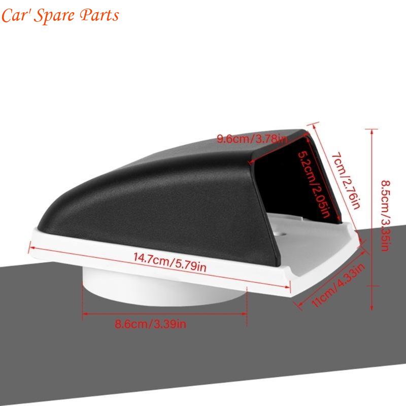 Y4UA Weatherproof 3 Inch Vent Efficient ABS Ventilation for Marine Ventilation System