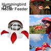 Маска-кормушка для колибри, носимая шляпа-кормушка для колибри, кормушка для диких птиц для сада, патио, внешнего двора