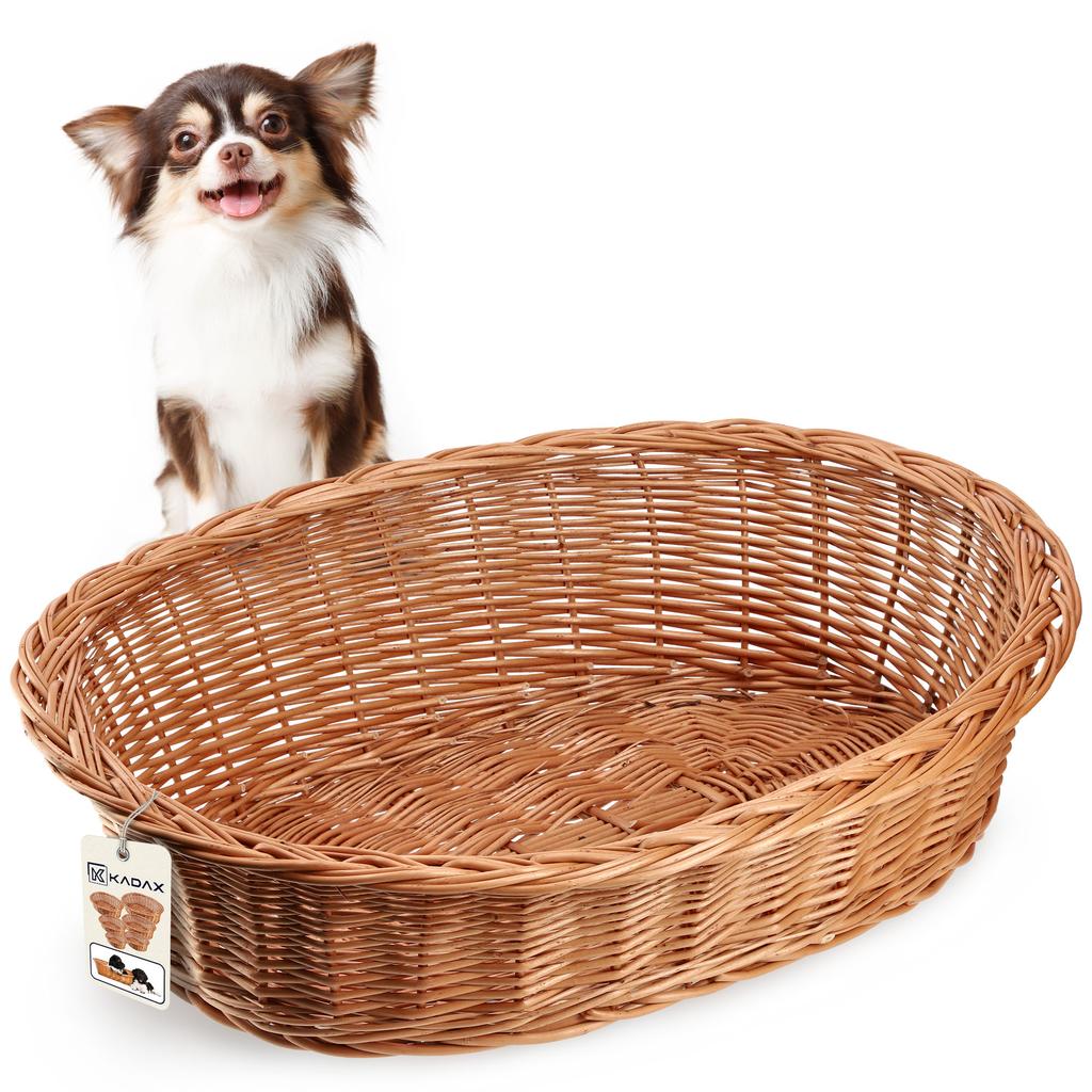 KADAX Wicker Dog Bed Wicker Xs