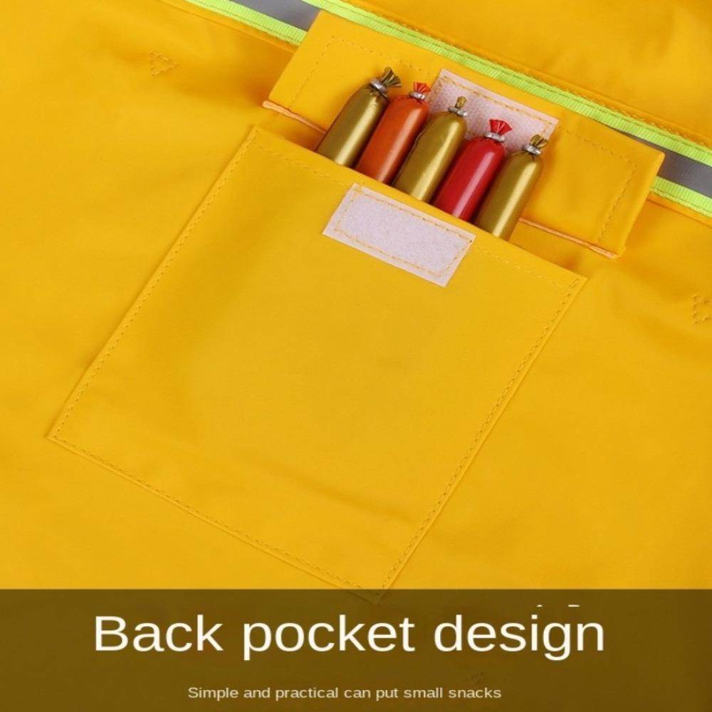 High-Visibility Rain Coat Adjustable Dog Rain Poncho Easily Wearable Pet Rain Jacket Outdoor