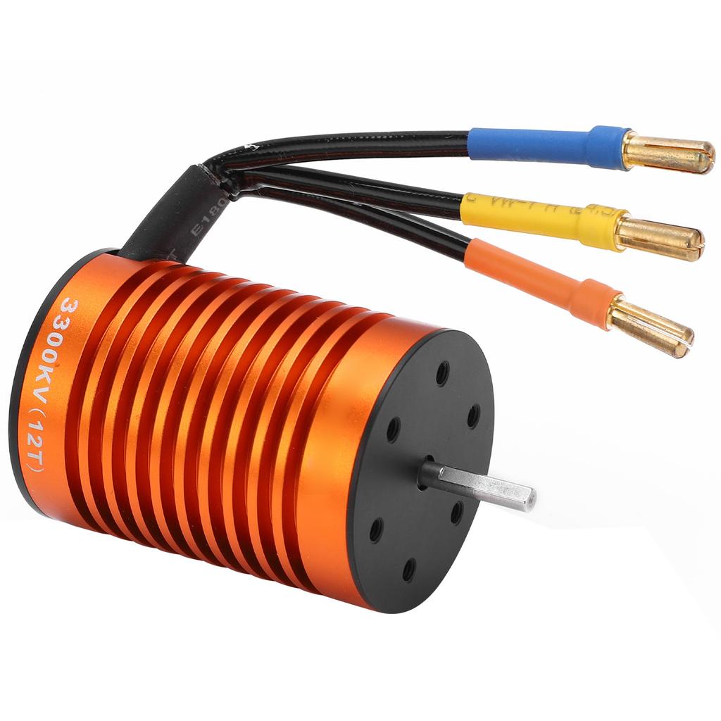 F540 бесщеточный двигатель из алюминиевого сплава, водонепроницаемый двигатель, подходит для 110 RC Car 3300KV 820W