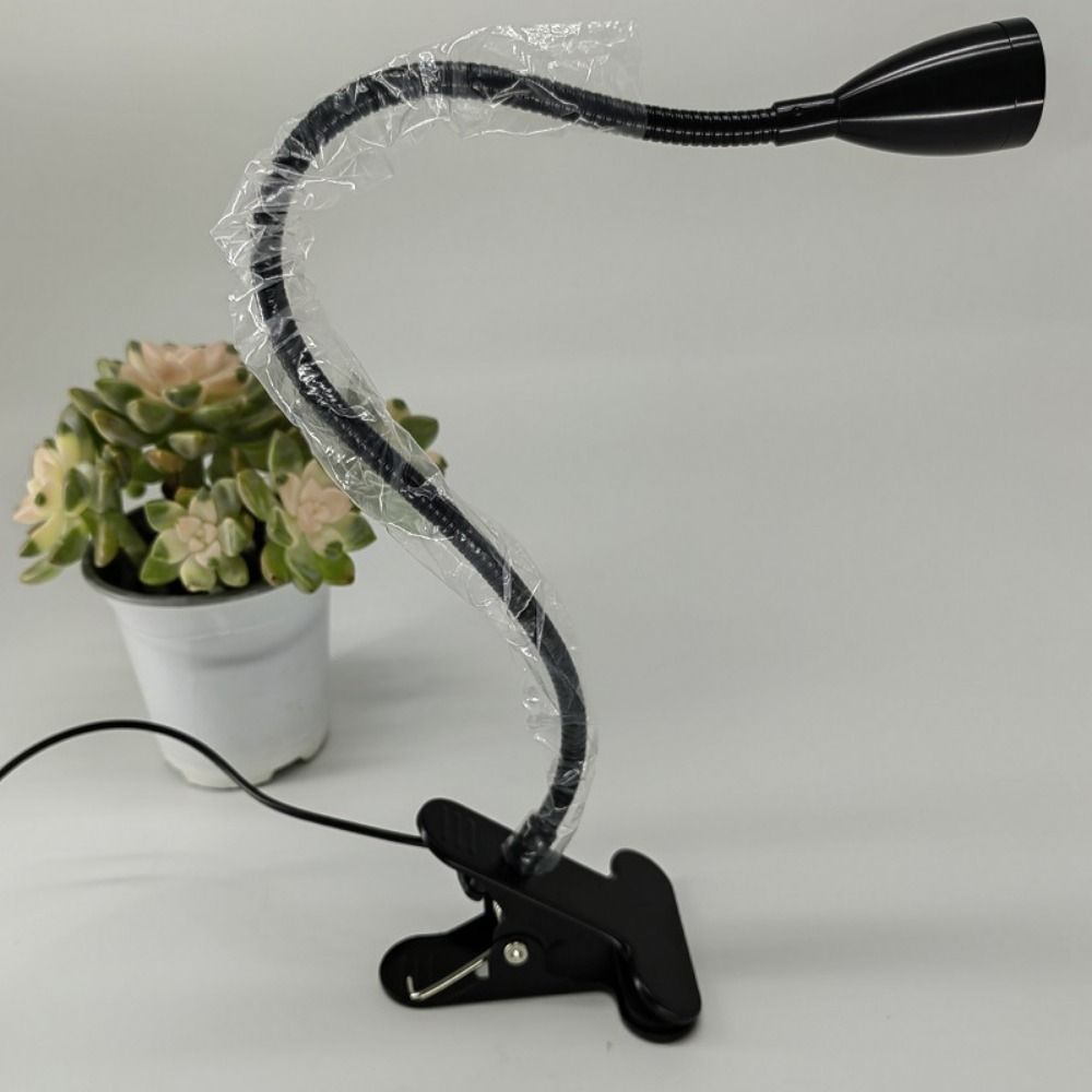 Metal Clamp Clip-on Table Lamp Flexible Gooseneck Spotlight Reading Light Book Light  Headboards