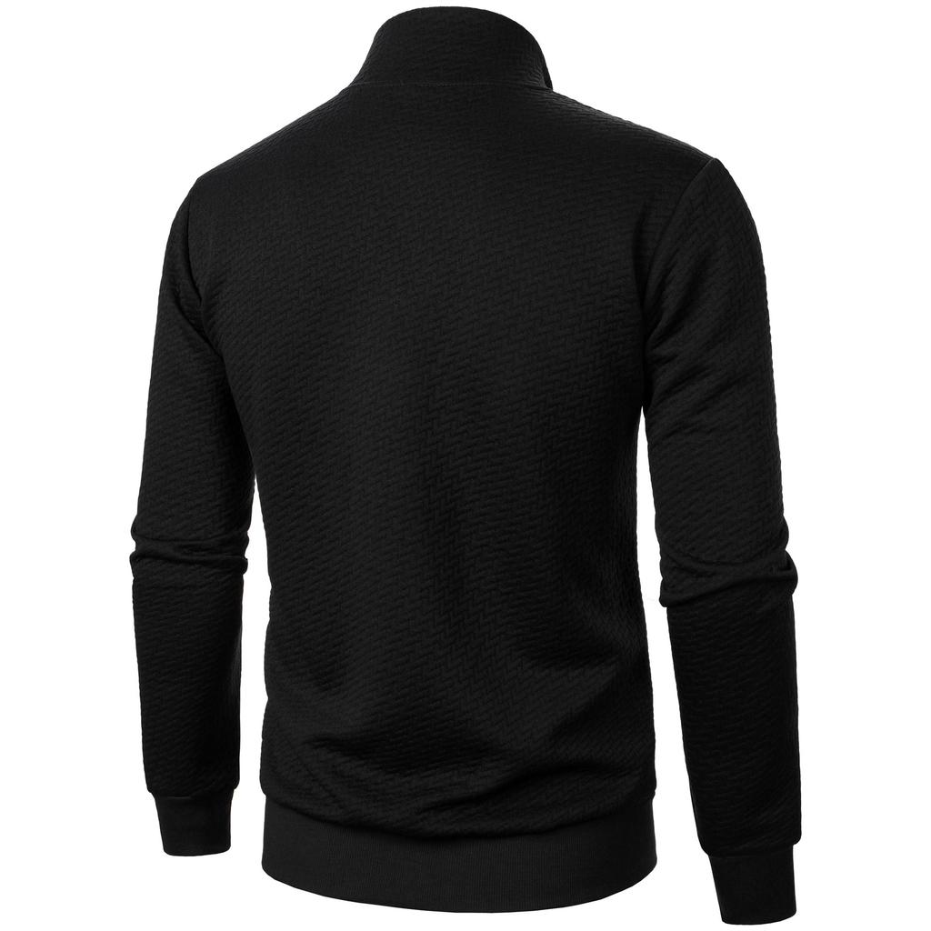 Мужские осенне-зимние длинные куртки на молнии, спортивные повседневные тонкие бархатные толстовки на молнии, толстовки, мужские модные спортивные костюмы с воротником-стойкой Yasheng