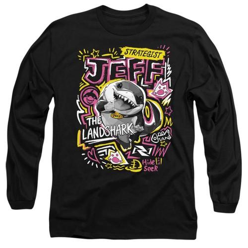 Marvel Rivals Unisex Adult Jeff the Land Shark Marker Long-Sleeved T-Shirt