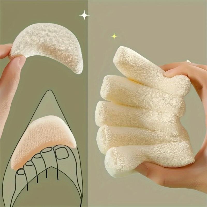 2 пары нерегулируемых подушечек для пятки и стопы, заполняющих дополнительное пространство в обуви, предотвращающих появление волдырей и боли для женских туфель на высоком каблуке