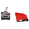 Toggle Switch Cover On/Off Switch Metal Lever Car Dash Light With Missile Cover