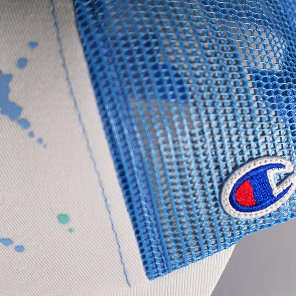 Champion Раскрашенная сетка Раскрашенная УФ-защита Номер Детская кепка, Шляпа, Улица, Город, Повседневный, Защита, Защита, Детская, 141-0064 (Япония, Размер, 53,0 см, 55,0