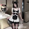 Sexy Underwear Cute Soft Girl Japanese Black and White Maid Maid Suit Cos Lolita Large Size