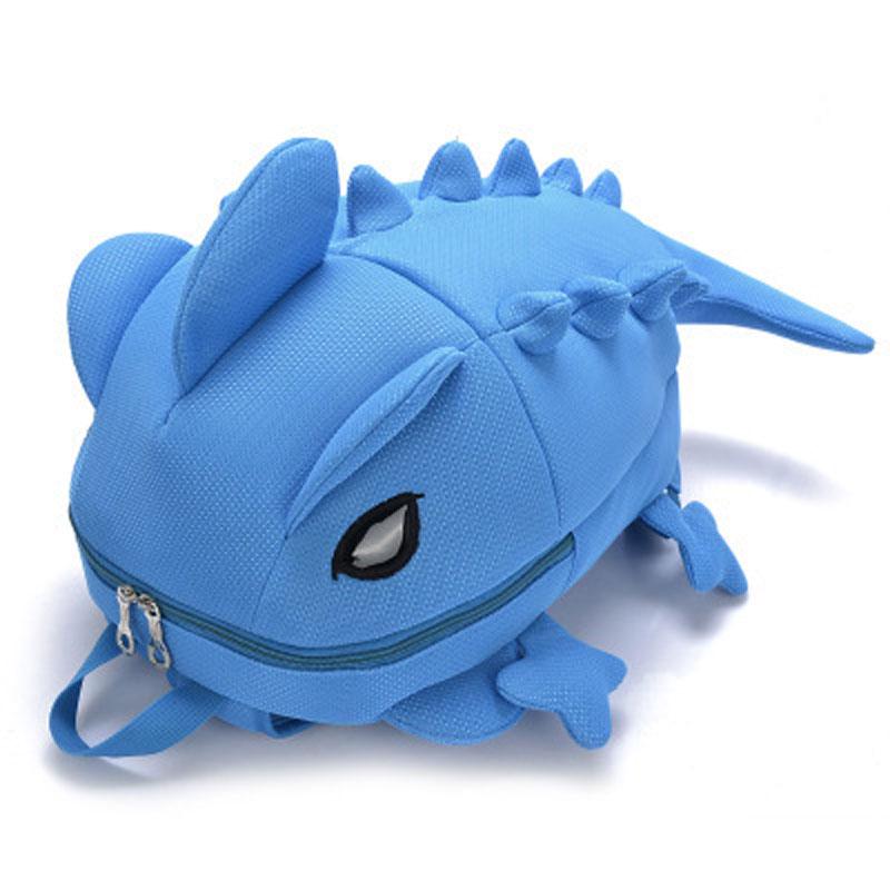 Творческий монстр мультфильм милый конфеты цвет рюкзак с динозавром личность мужской и женский хамелеон